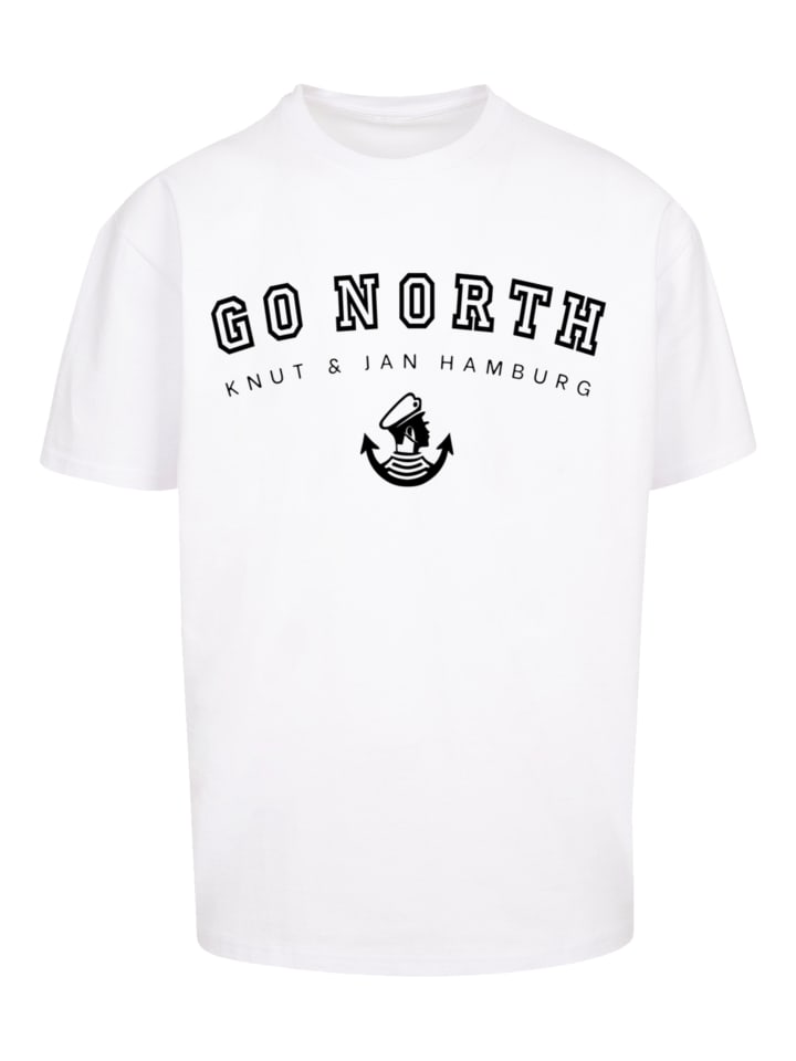 

Футболка большого размера Go North Knut & Jan Hamburg белого цвета F4NT4STIC, Белый, Футболка большого размера Go North Knut & Jan Hamburg белого цвета F4NT4STIC