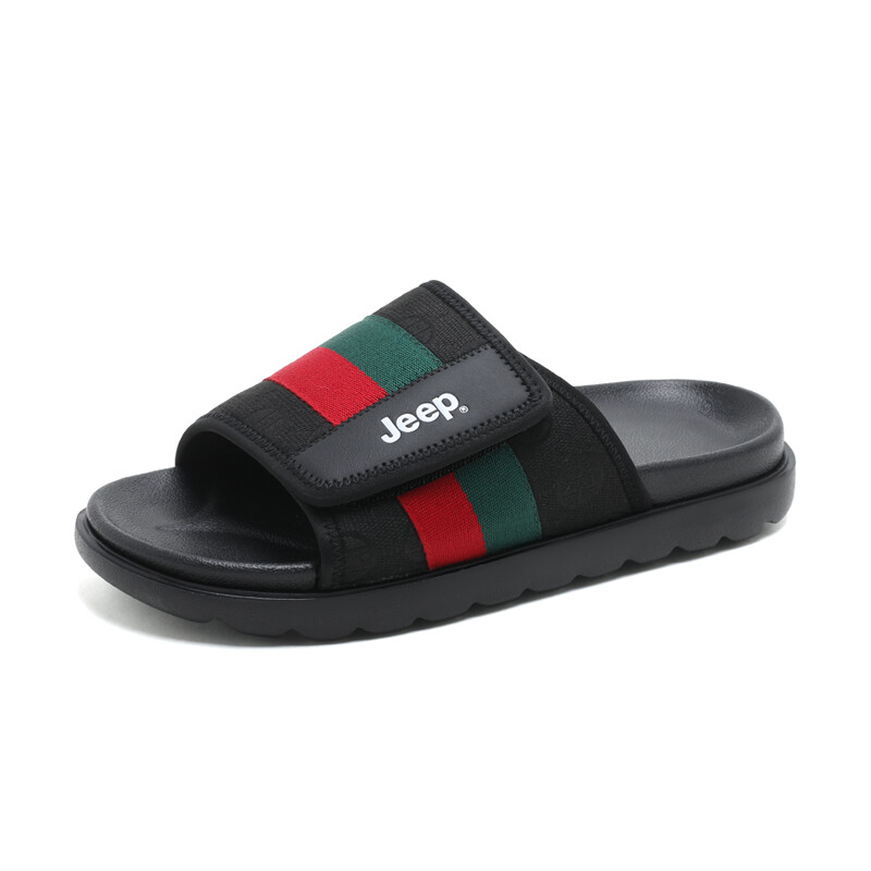 

Шлепанцы и сланцы Jeep Slide Slippers Men Black