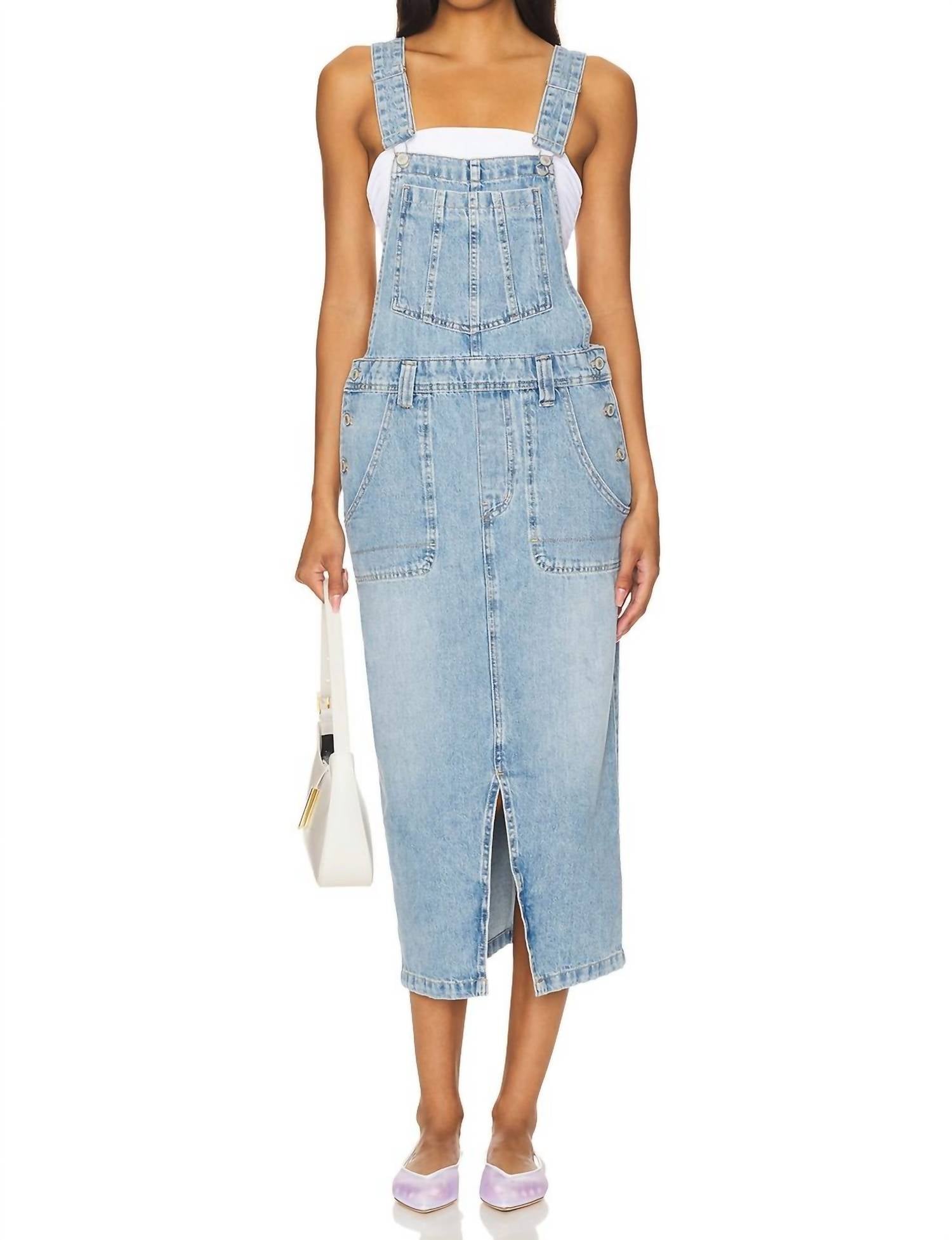 

Джинсы Bardot Denim Skirtall Overalls In Follow Your Heart Free People, Follow Your Heart