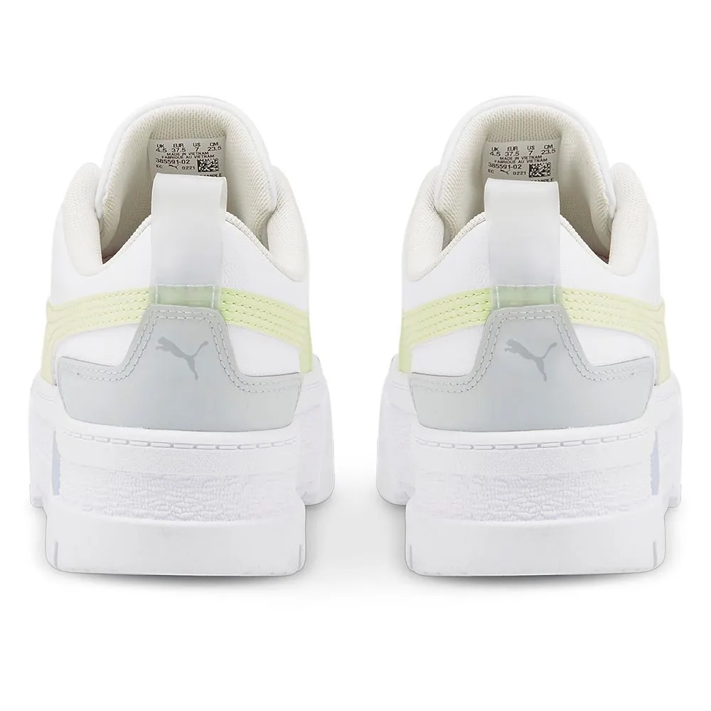 Кроссовки Puma Mayze Leather Pop, белый — фото 4