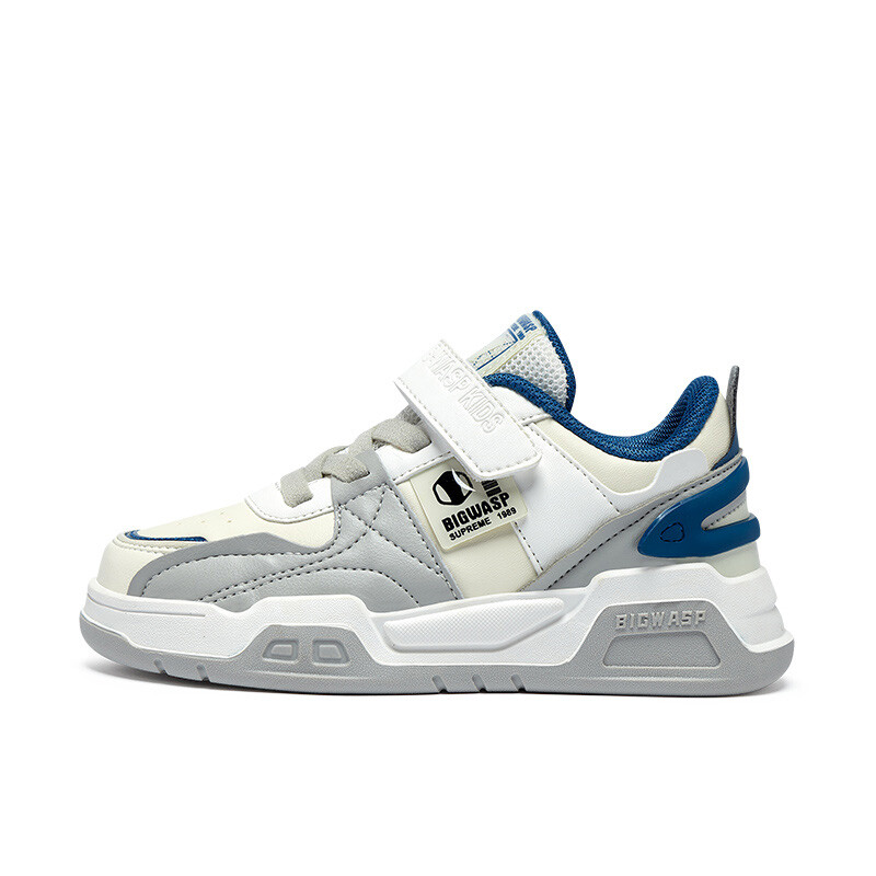 

Кроссовки BIG WASP Kids Skateboarding Shoes Kids Low-top, белый/желтый