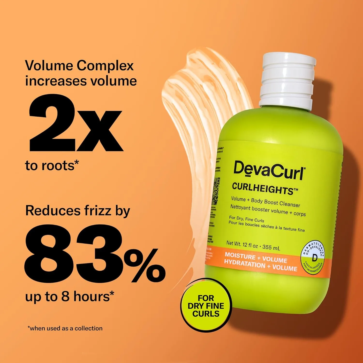 Очищающее средство DevaCurl CurlHeights Volume + Body Boost — фото 2