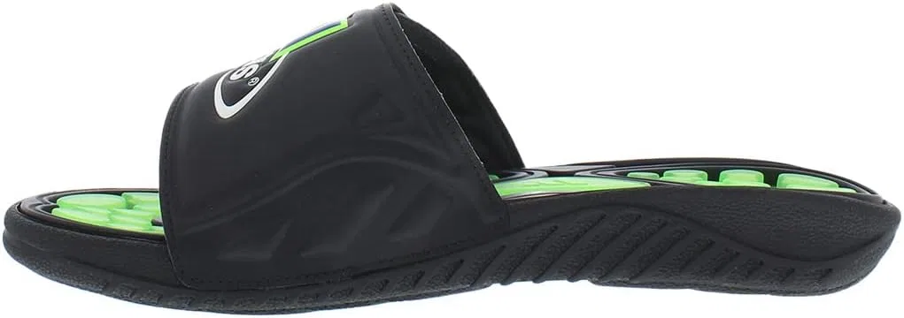 Спортивные сандалии adidas, черный/зеленый/черный — фото 4