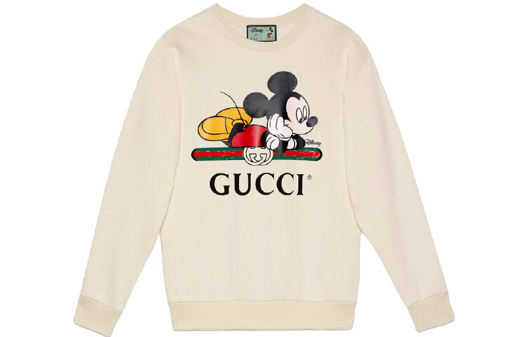 

Женская толстовка Disney X Gucci, молочный