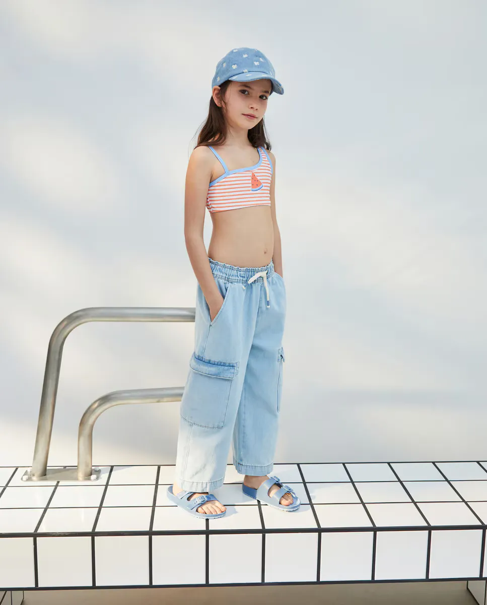 

Девичье бикини Kids El Corte Inglés, красный