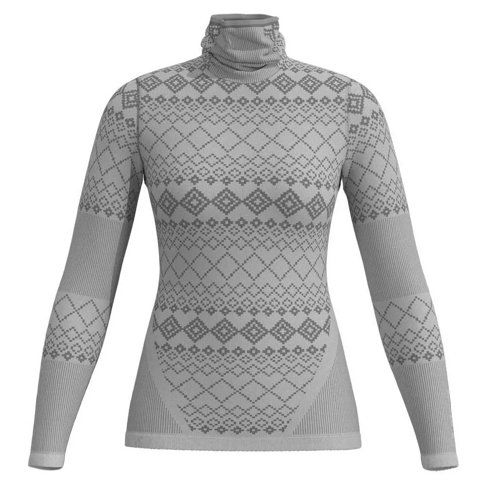 

Базовый слой с длинным рукавом Loeffler Rollneck TranstexВ Warm RetrВґX, серый