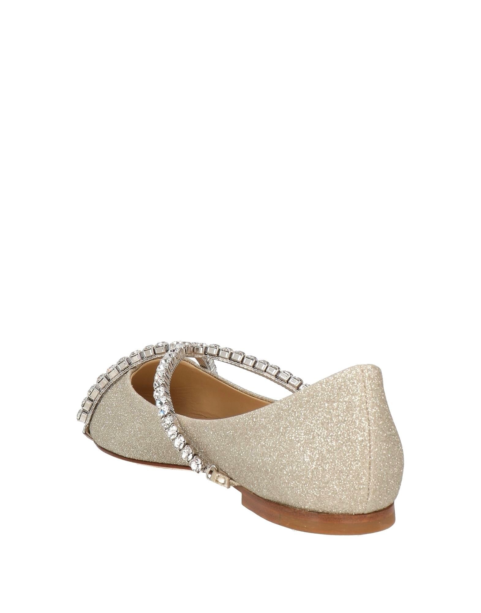 Балетки Jimmy Choo, платиновый — фото 3