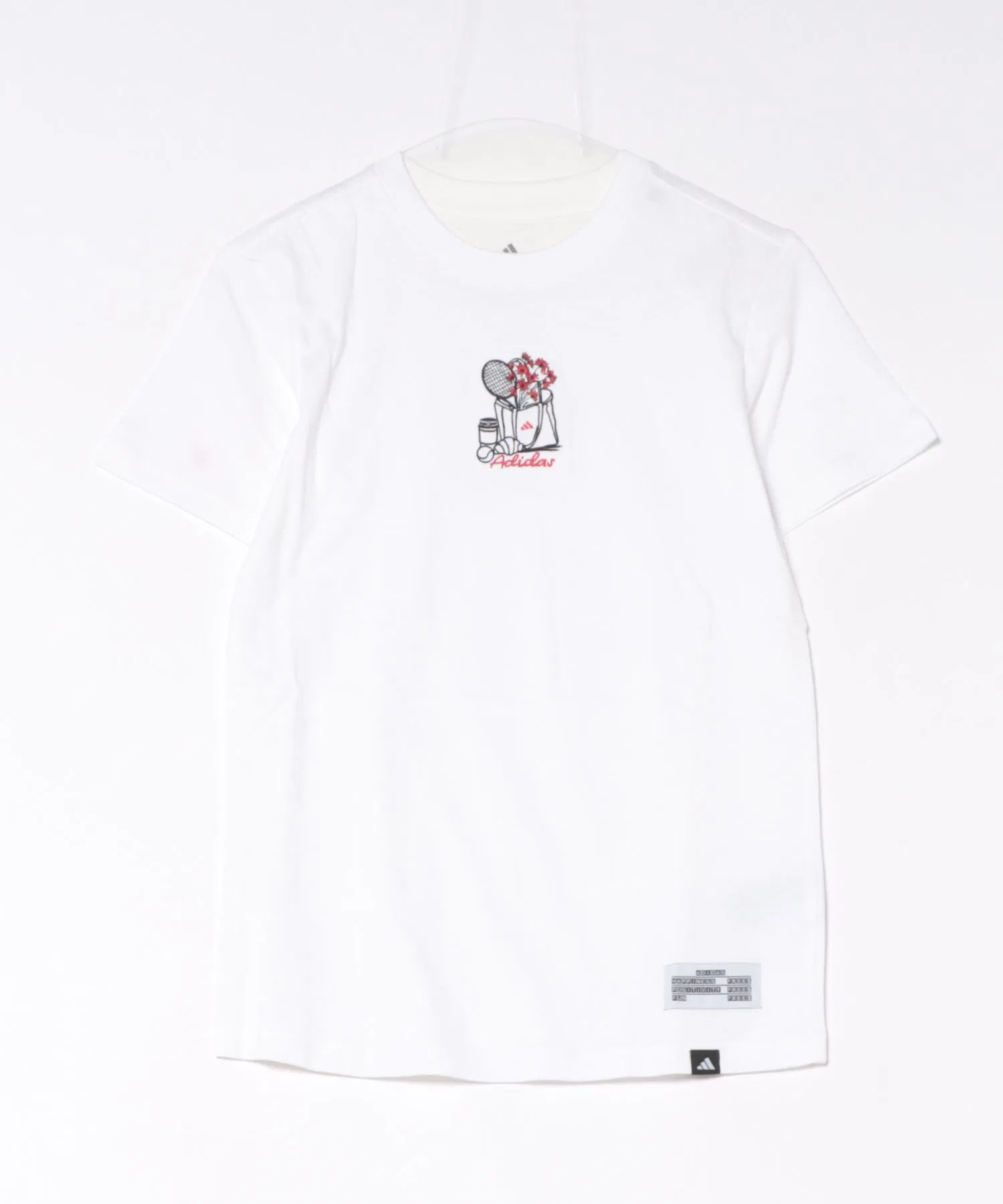 Женская футболка adidas WMiniシシュウグラフィックTシャツ
