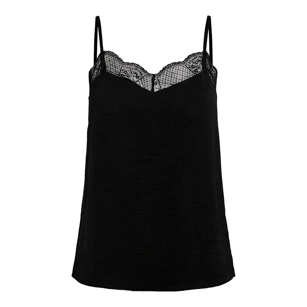 

Футболка Pieces Tiffany Strap Lace, черный