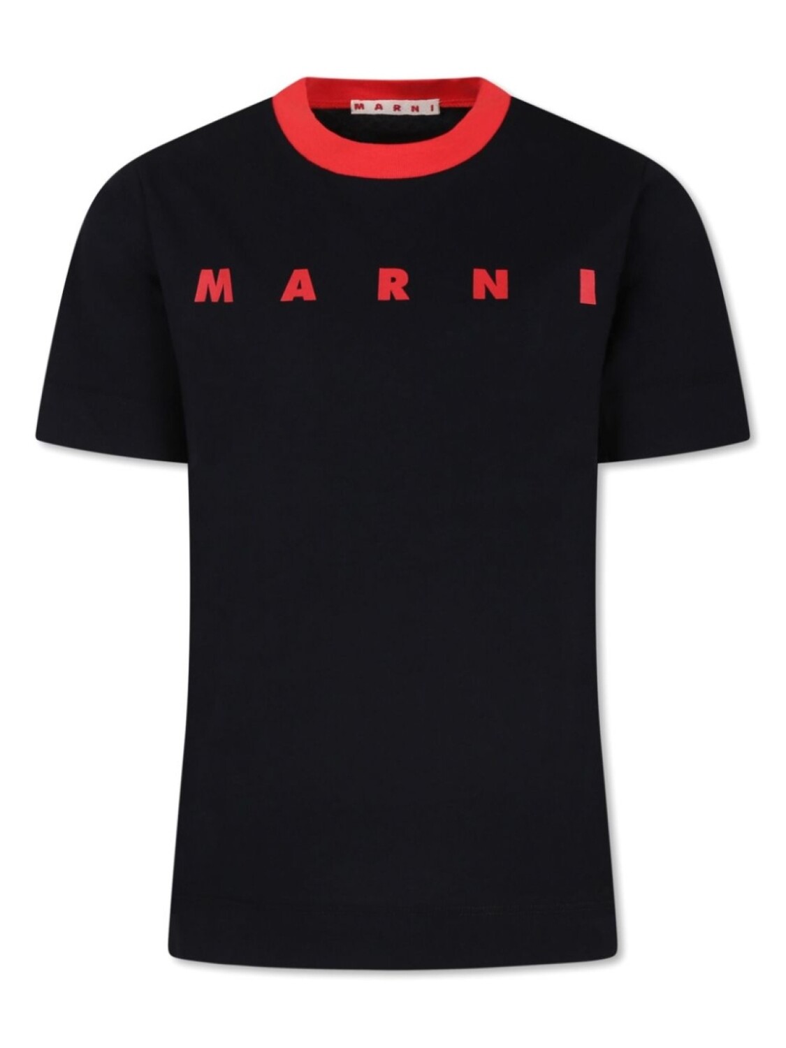 

Marni Kids футболка из хлопка с логотипом, черный