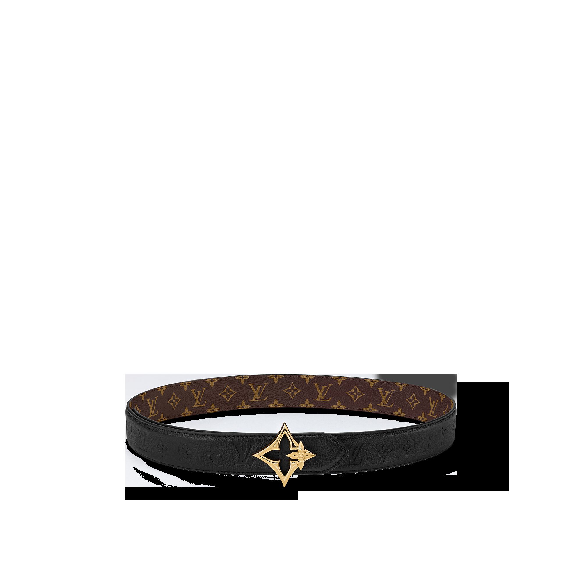 

Двусторонний ремень LV Flowergram 30 мм Louis Vuitton, черный