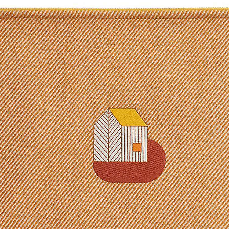 HERMES Войлочная сумка-клатч для детей Оранжевый, Orange — фото 3