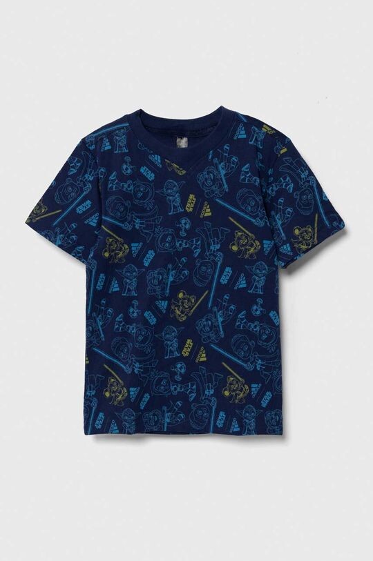 

adidas Детская хлопковая футболка Star Wars, военно-морской