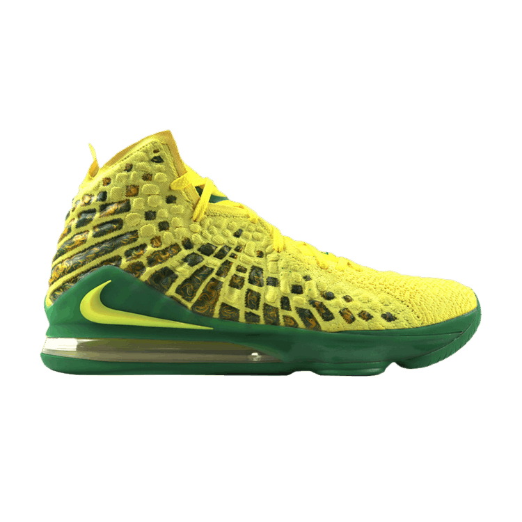 

Кроссовки Nike LeBron 17 'Oregon Ducks' PE, желтый