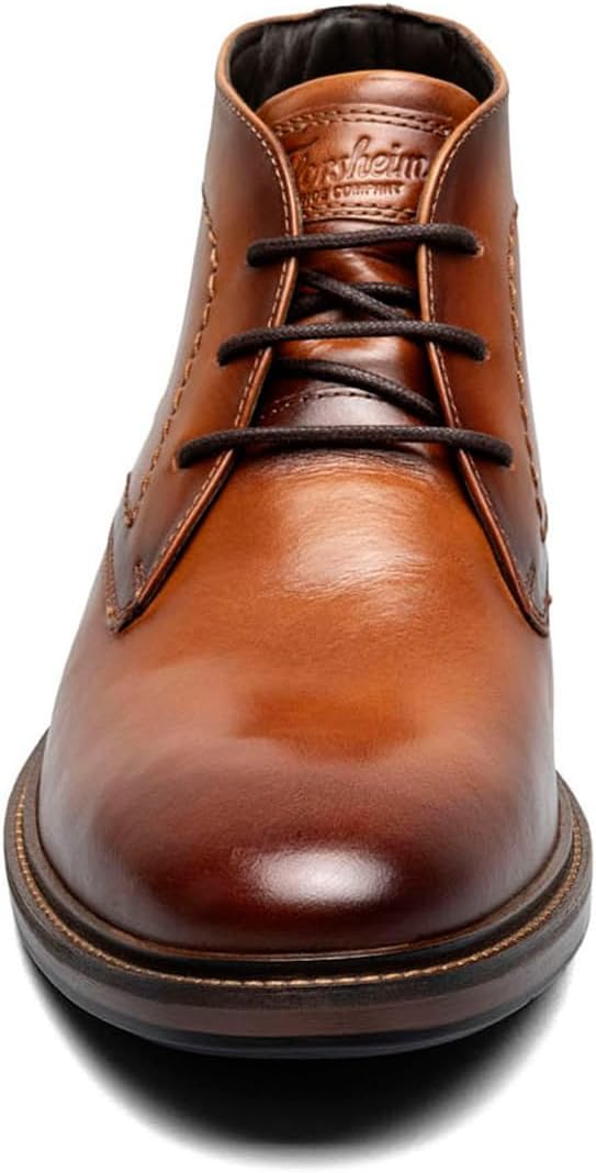 Мужские ботинки Florsheim Forge с простым носком и стилем чукка, Cognac — фото 3