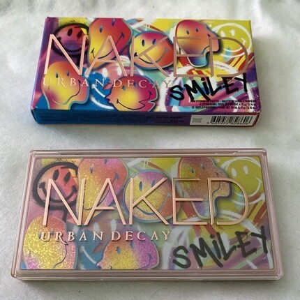 

Мини-палитра теней для век X Smiley Naked Chill Happy — новая в коробке, Urban Decay