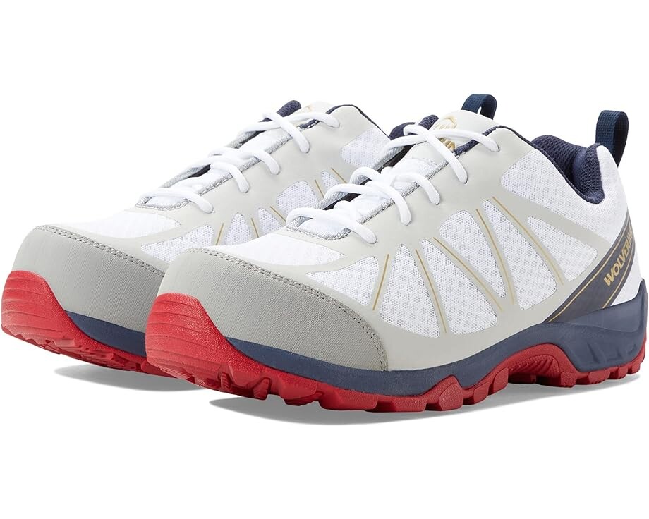 

Кроссовки Wolverine Amherst II CarbonMAX Work Shoe, цвет White/Silver