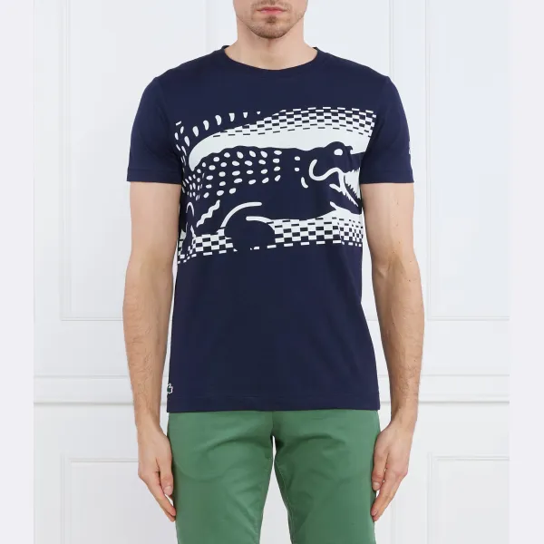 

Футболка стандартного кроя Lacoste, синий