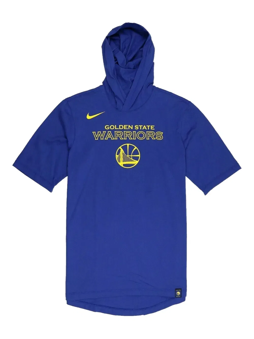 Футболка с короткими рукавами и капюшоном NBA Golden State Warriors Nike, синий