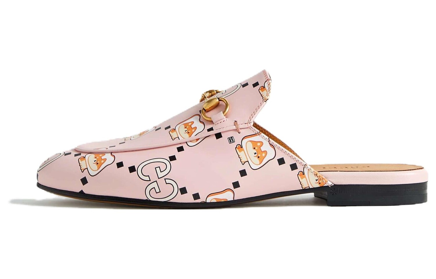 Шлепанцы женские Gucci Princetown, розовый