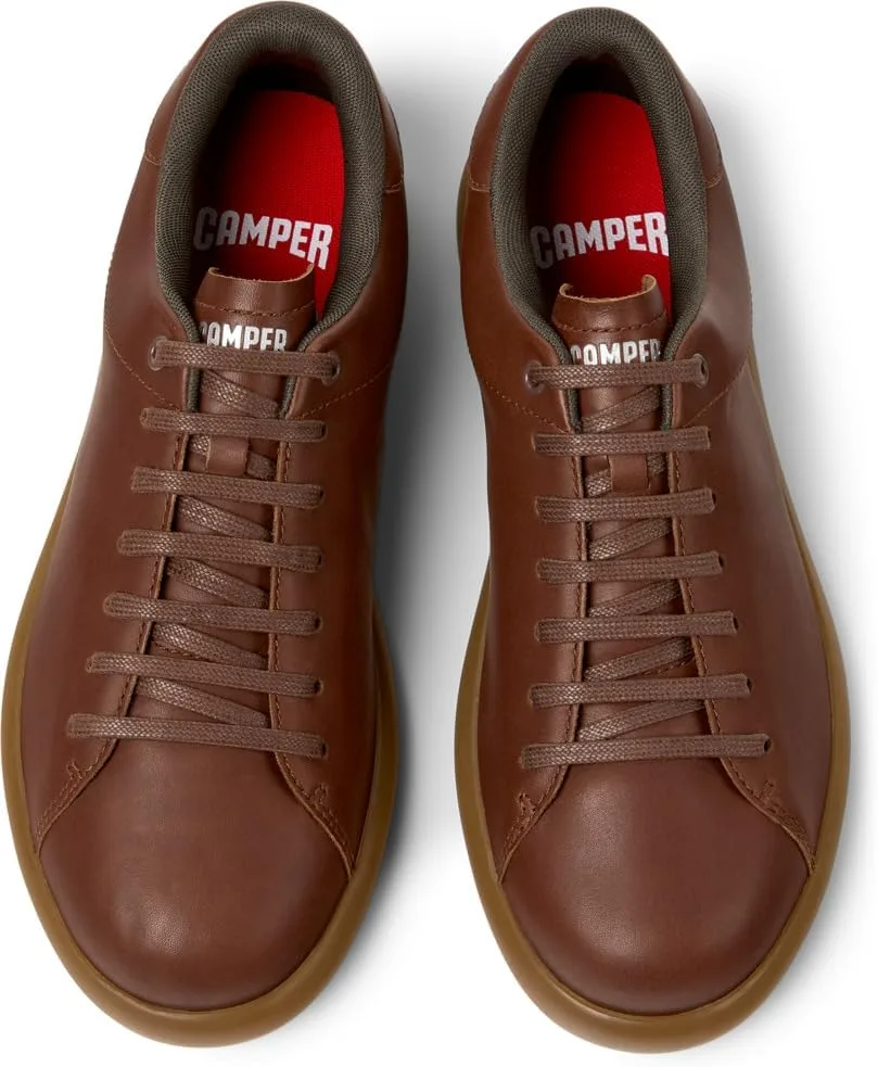 Мужские кроссовки на шнуровке Camper Pelotas Soller K101003, коричневый — фото 4