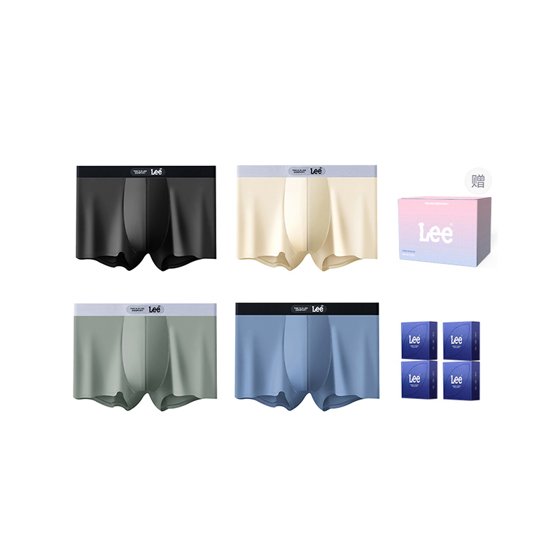 

Трусы мужские комбинированный подарочный набор Lee, темно-синий