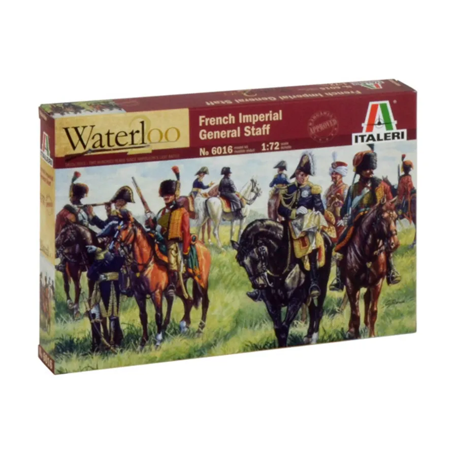 

Генеральный штаб Наполеона / Императорской Франции (издание 2018 г.), Waterloo (1:72) (Italeri)