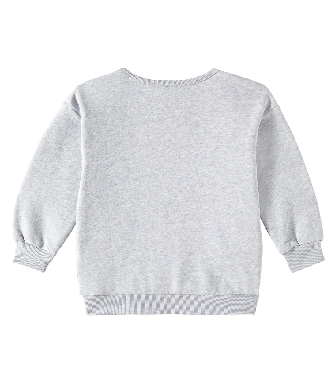 Толстовка Lou из хлопковой смеси с вышивкой Konges Sløjd, Grey Melange — фото 4