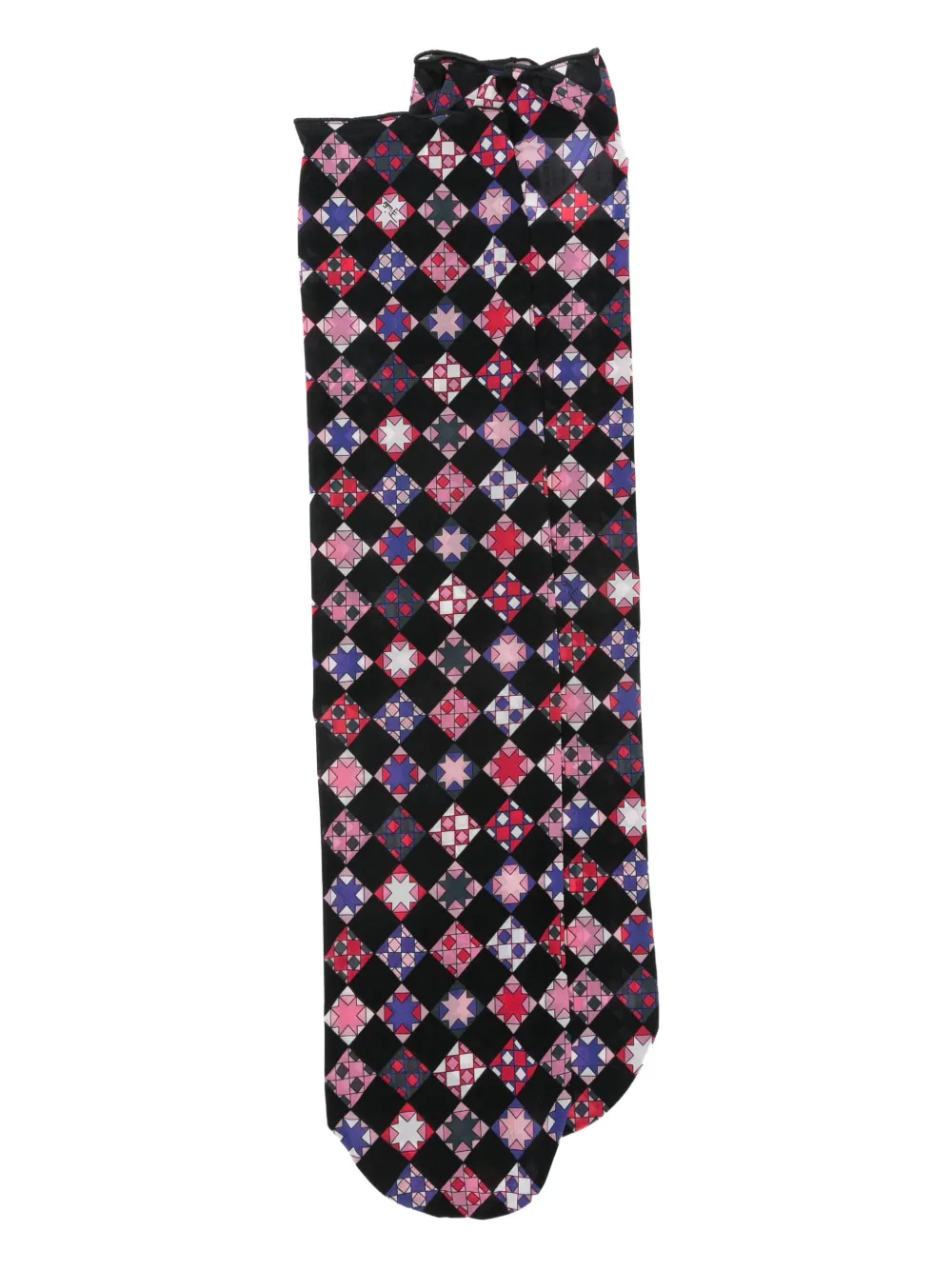 

Носки с геометрическим узором PUCCI, черный