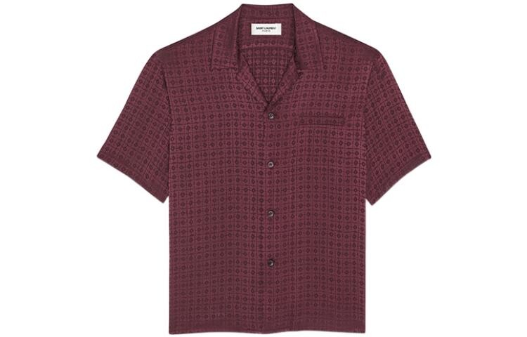 

Рубашка мужская красная Saint Laurent, красный