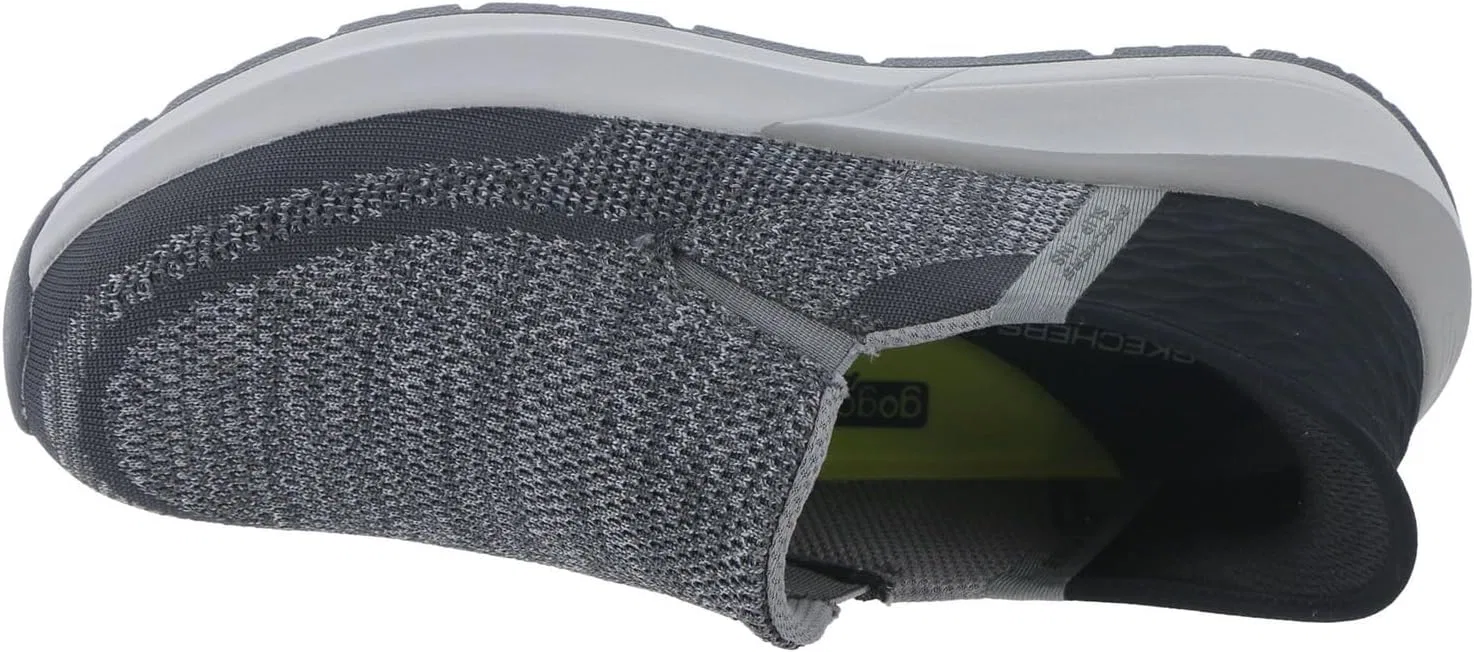 Мужские кроссовки Skechers Neville-Rovelo с технологией Slip-in, Charcoal Light Gray — фото 3