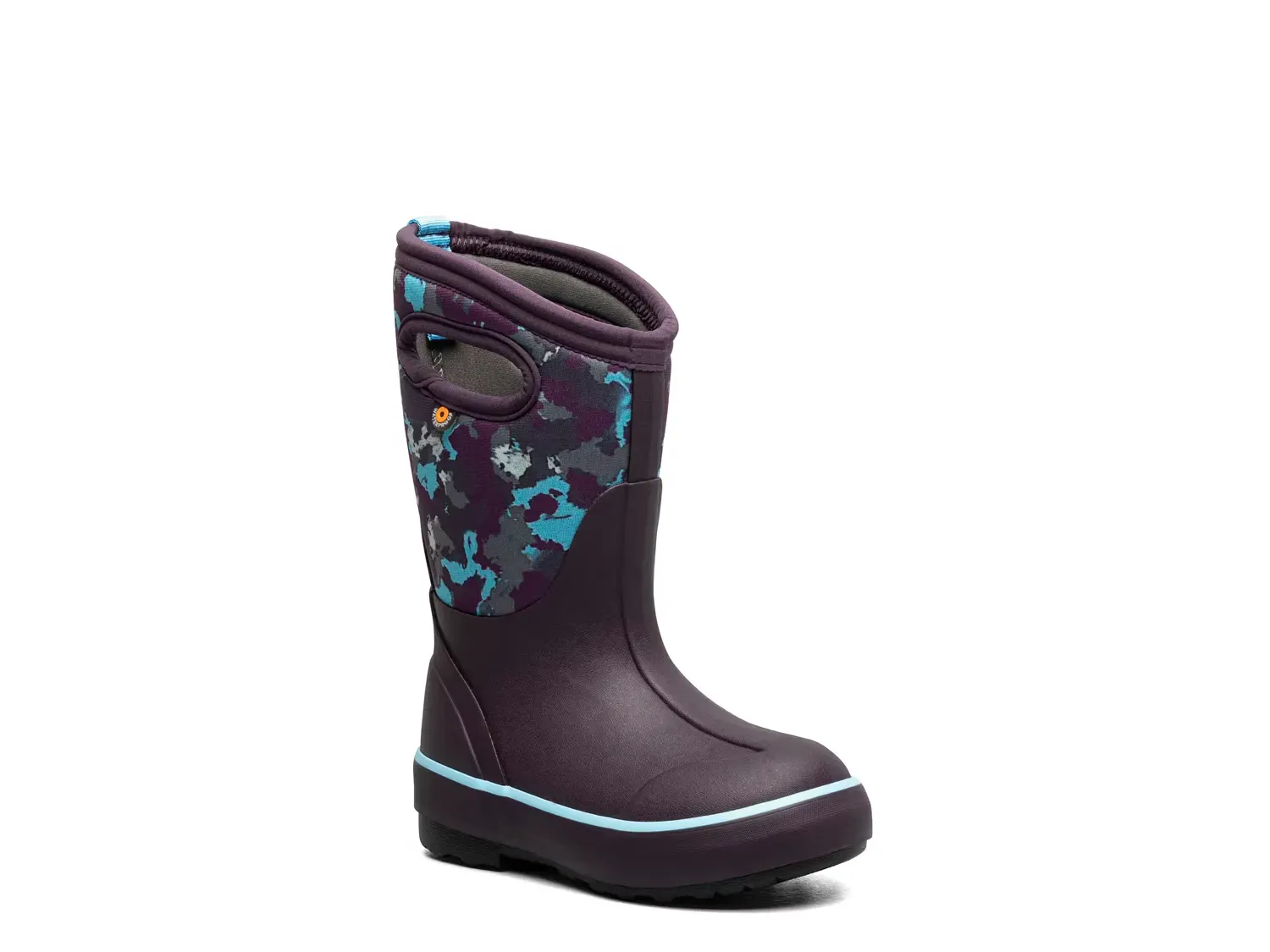 

Классические резиновые сапоги - детские Bogs, Purple Camo Print