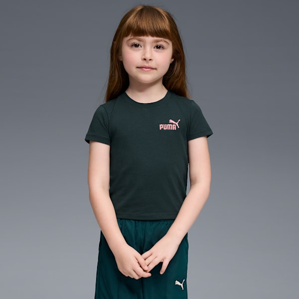 

Детская футболка для больших детей Puma Essentials, зеленый