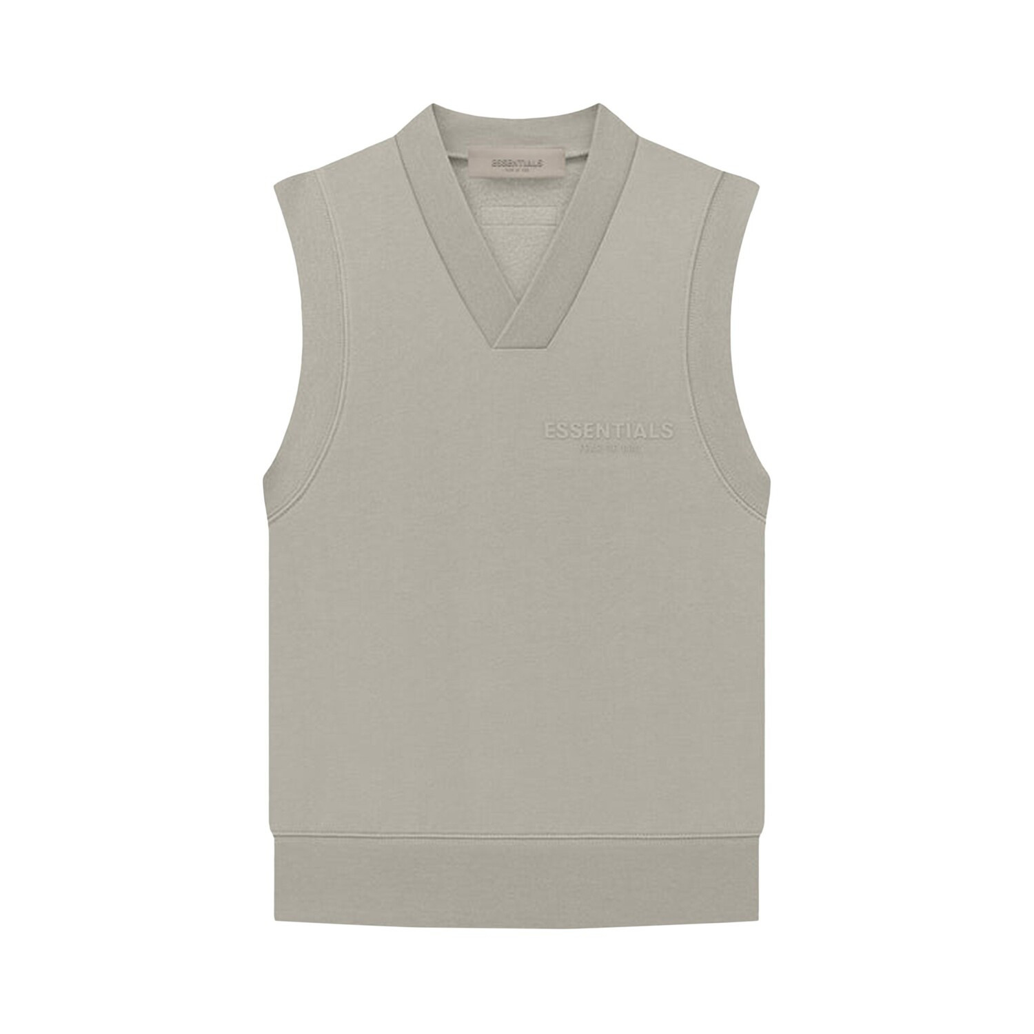 

Пуловер Fear of God Essentials, жилет с V-образным вырезом Тюлень