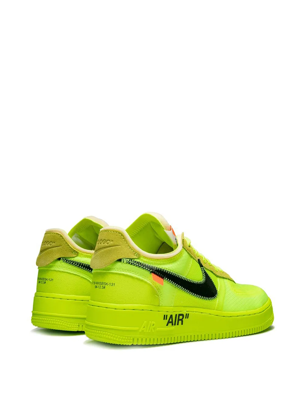 Кроссовки The 10th: Air Force 1 Low Nike X Off-White, зеленый — фото 3