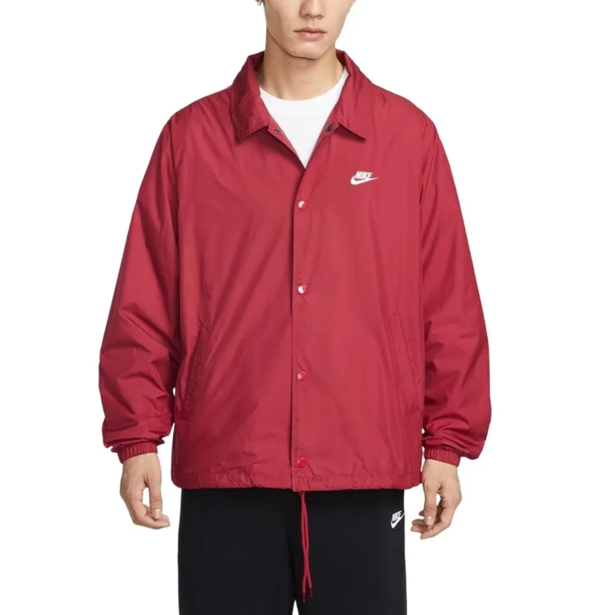 Nike Клубная куртка мужская 613 Dark Team Red/White Lapel Moderate Instructor