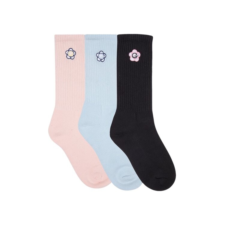 

Носки GOLF WANG Gayola Socks (3 Pack), цвет Light Pink/Light Blue/Black