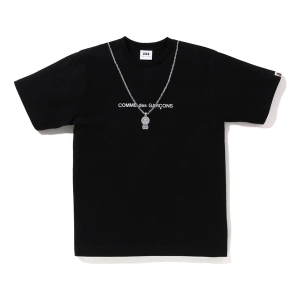 

Футболка x comme des garcon osaka baby milo chain #2 t-shirt 'black' A Bathing Ape, черный