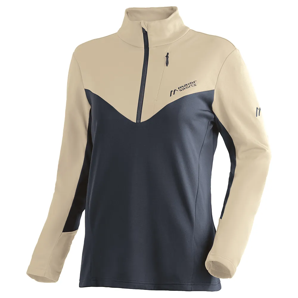 

Флис Maier Sports Evii half zip, бежевый
