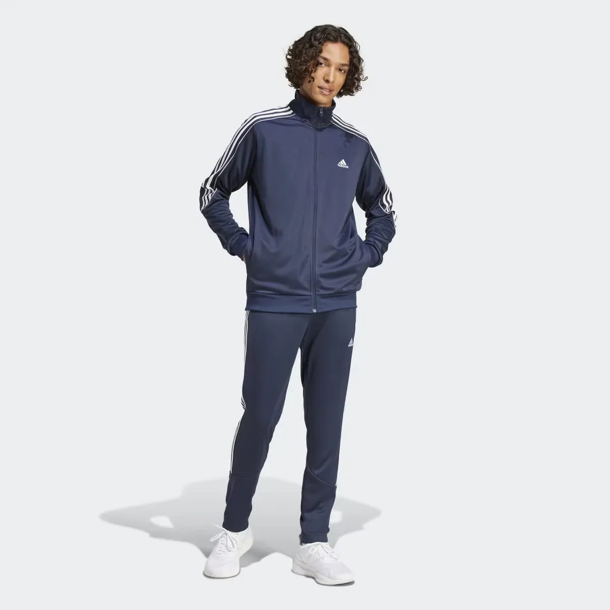 

Мужской спортивный костюм Adidas Sportswear Doubleknit 3-Stripes, синий