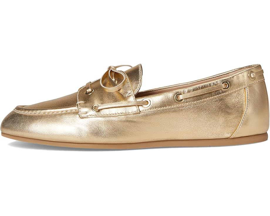 Балетки Stuart Weitzman Tinsley Moccasin, цвет Golden — фото 4
