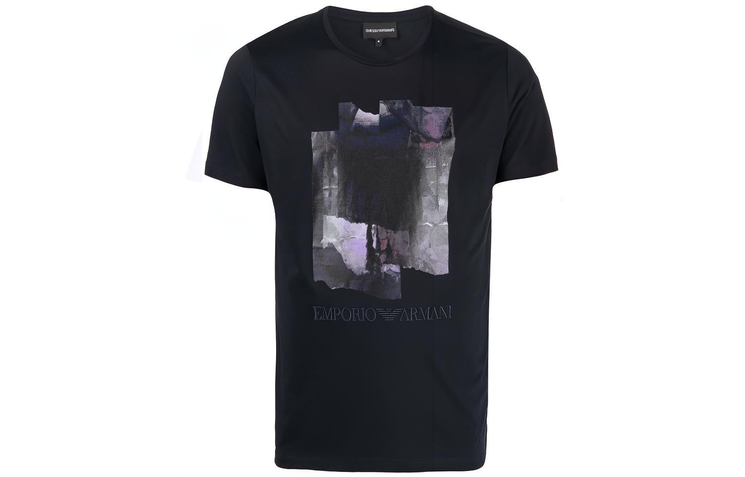 

Футболка мужская черная EMPORIO ARMANI