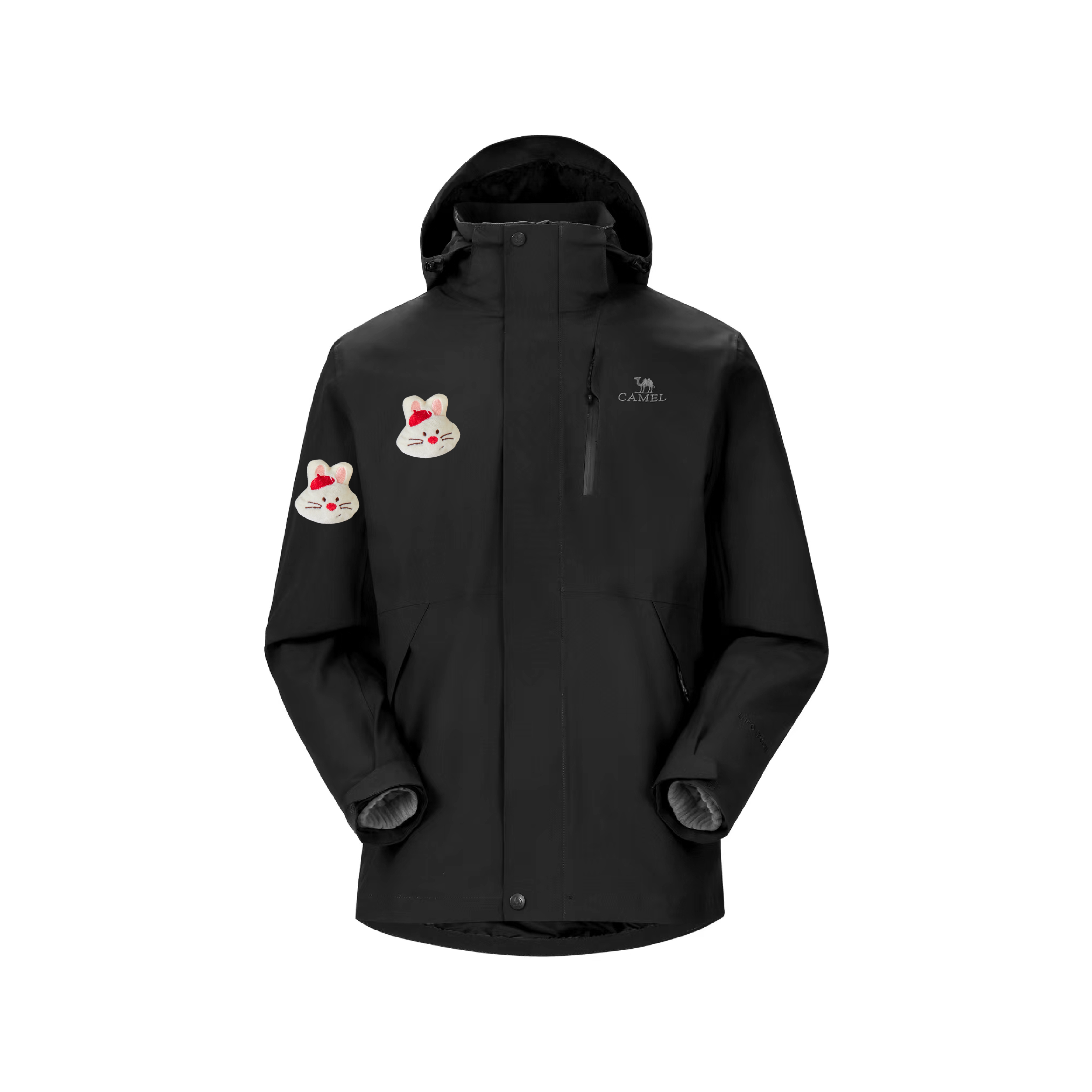 

Ветровка All weather Waterproof, Thermal и Windproof унисекс CAMEL, phantom черный