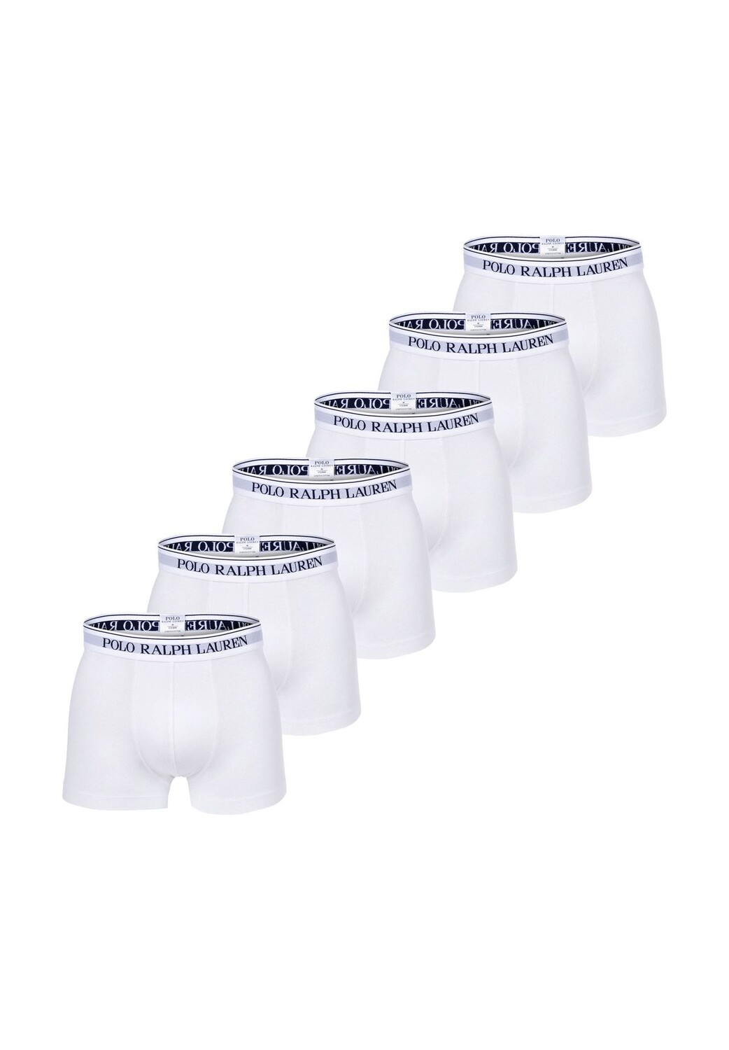 

Мужские шорты-боксеры, упаковка из 6 шт. - CLASSIC-6 PACK- TRUNK, хлопок стрейч, пояс с логотипом RALPH LAUREN