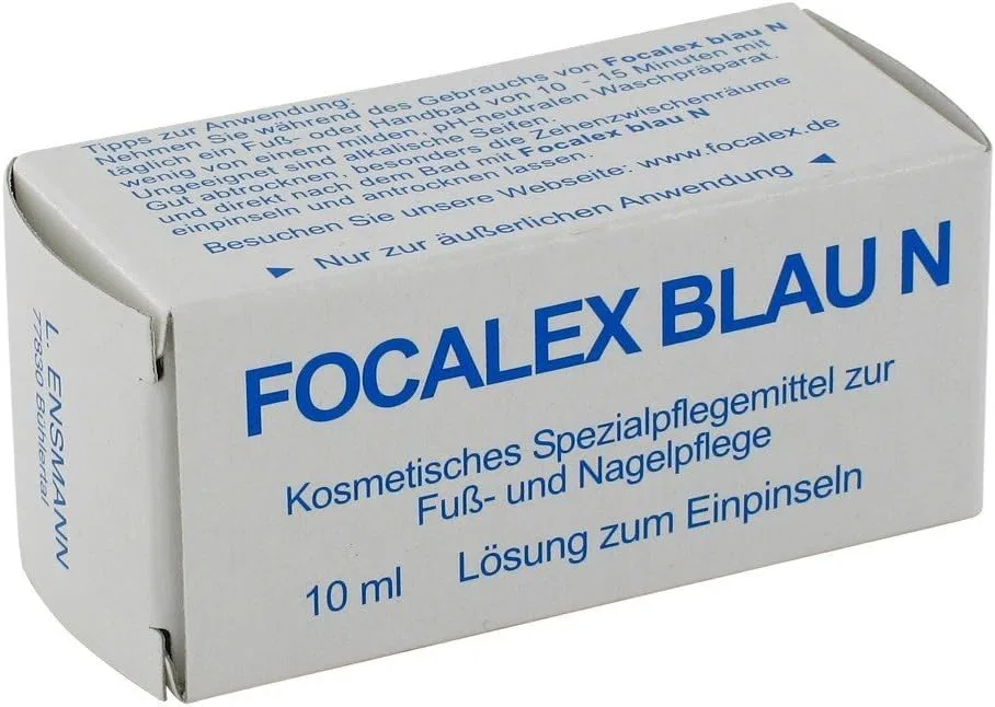 Синяя настойка Focalex для ухода за ногтями L. Ensmann