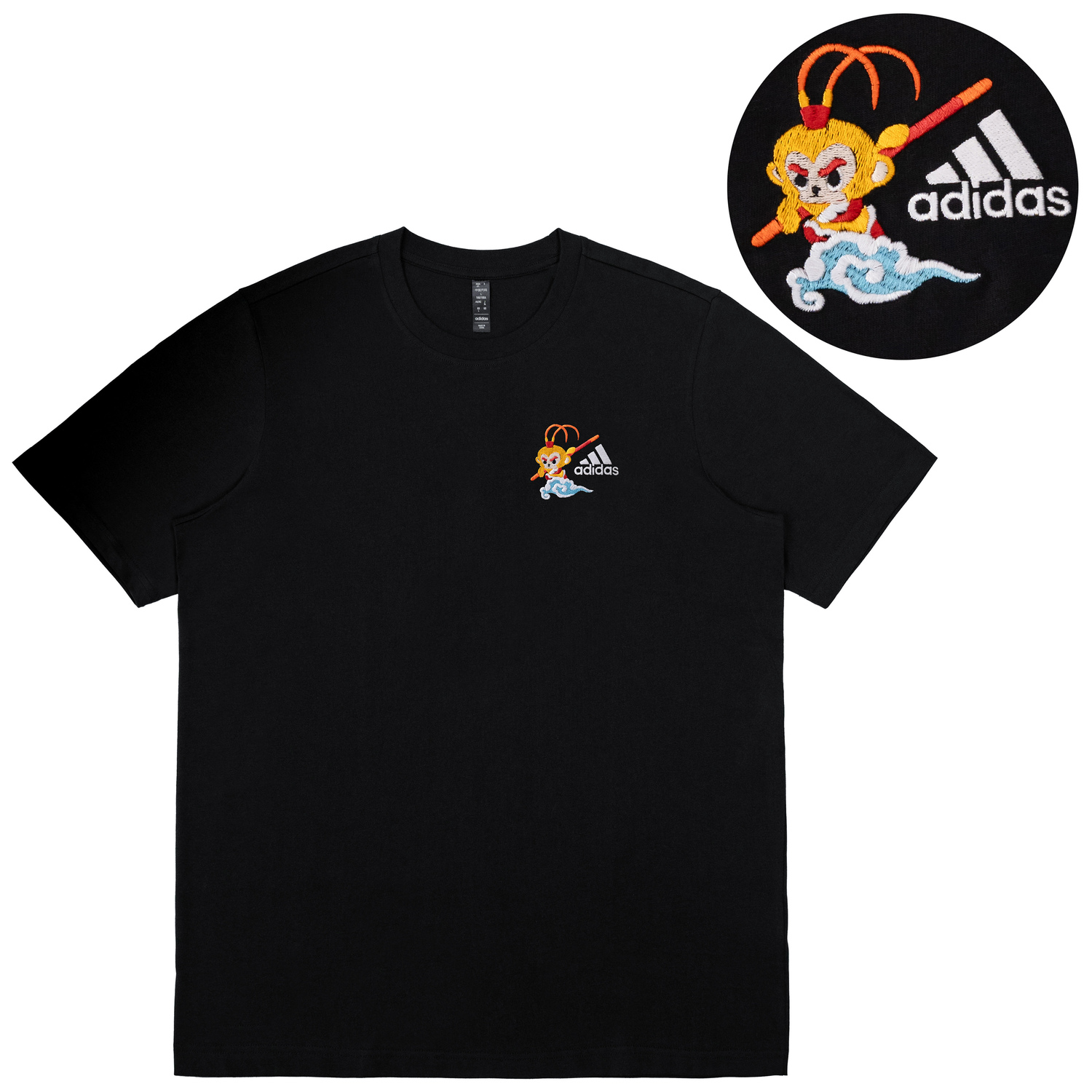 

Футболка унисекс черная Adidas