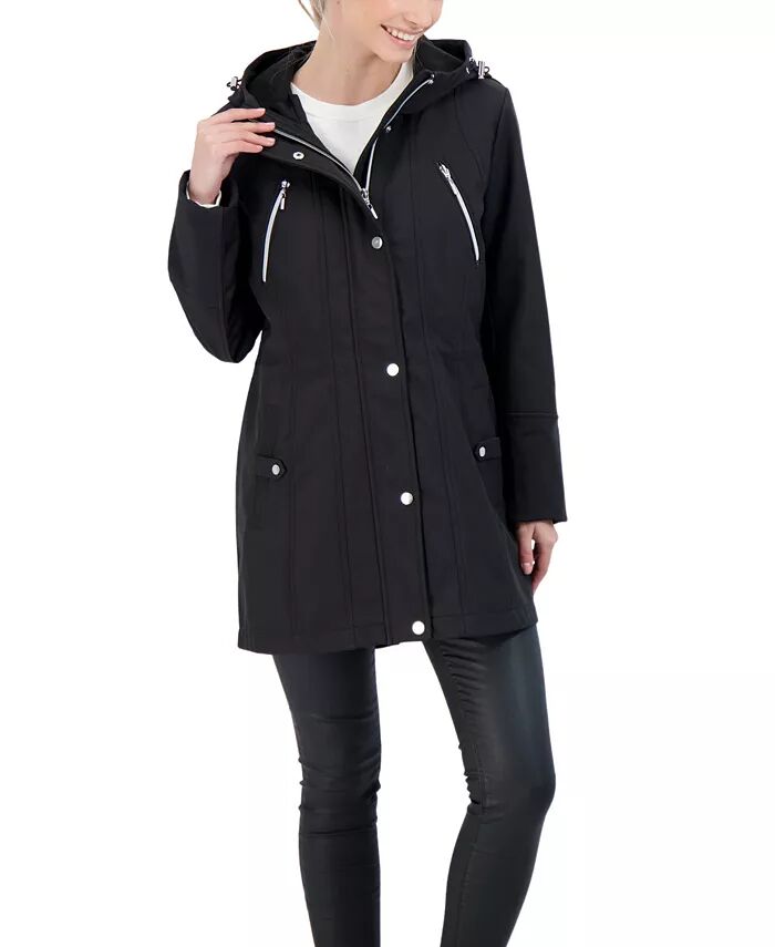 

Женская куртка Soft Shell с капюшоном Sebby Collection, черный