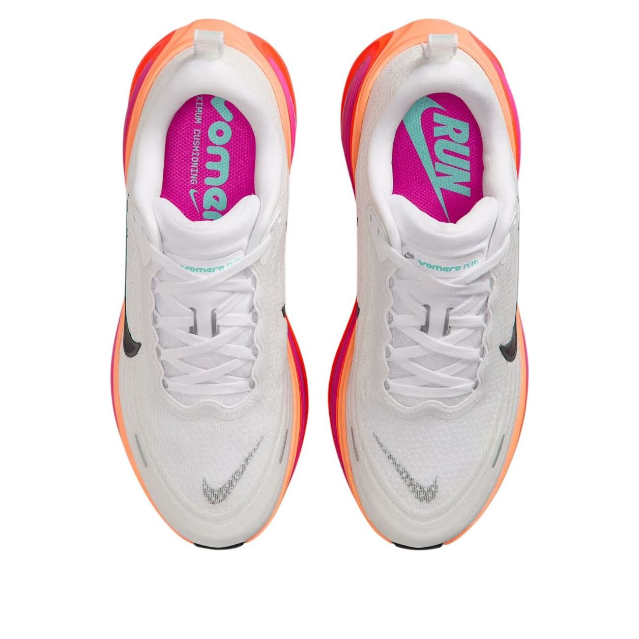 Кроссовки (WMNS) Nike Vomero Plus 'White Fire Pink' — фото 4