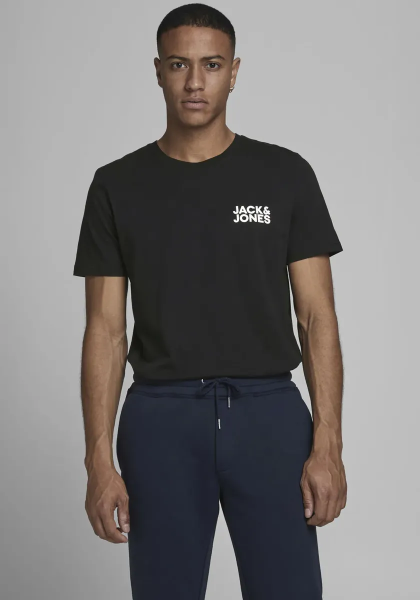 

Футболка Jack & Jones "CORP LOGO TEE" с логотипом, черный