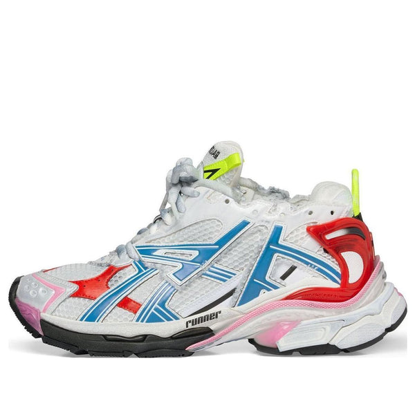 

Кроссовки runner sneakers 'white blue red mesh and nylon' Balenciaga, белый